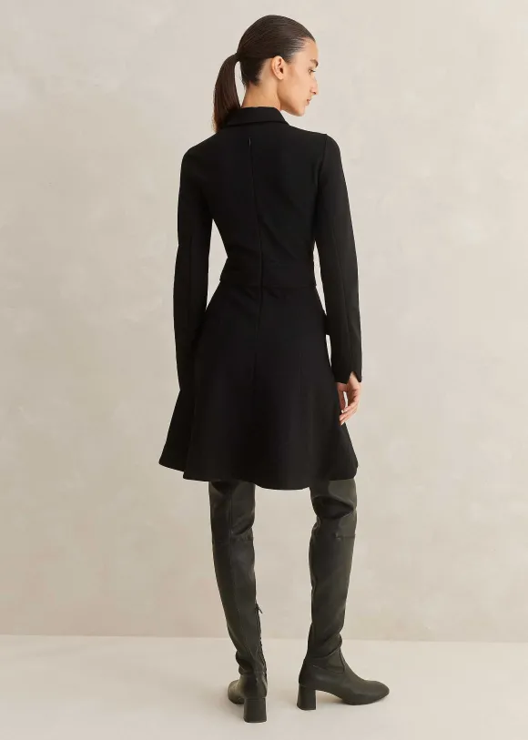 Travel Tailoring Military Mini Dress