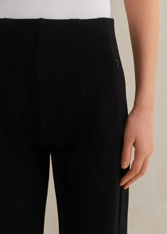 Travel Tailoring Pull On Slim Crop Trouser