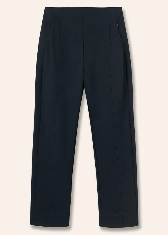 Travel Tailoring Pull On Slim Crop Trouser