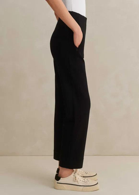 Travel Tailoring Pull On Slim Crop Trouser