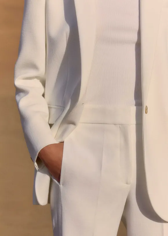 Tux Slim Crop Trouser Suit