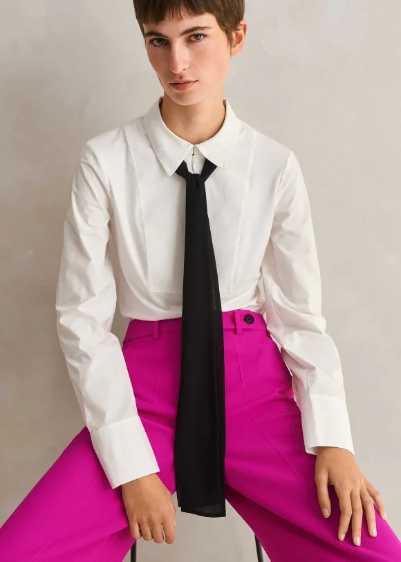Tuxedo Layering Shirt + Tie