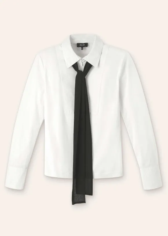 Tuxedo Layering Shirt + Tie