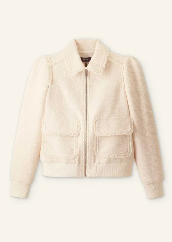 Tweed Bomber Jacket