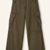 Wide-Leg Cargo Trouser